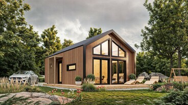 Insulated wooden houses